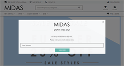 Desktop Screenshot of midasshoes.com.au